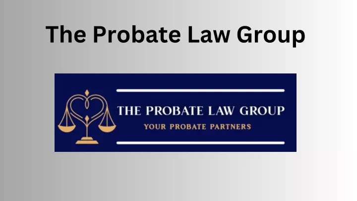 the probate law group