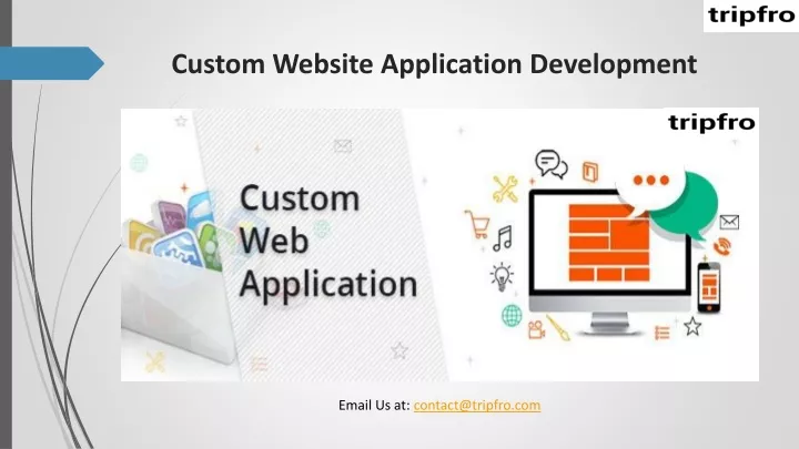 custom website application development