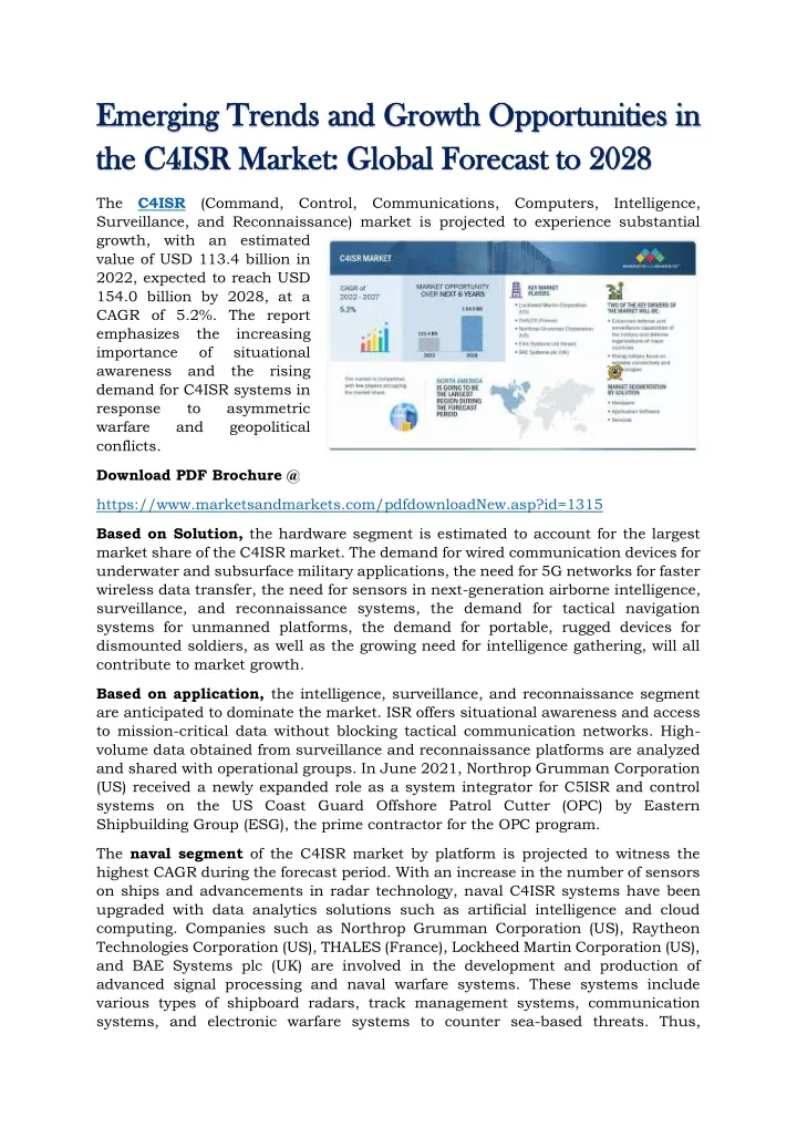 emerging trends and growth opportunities