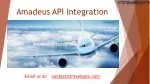 Amadeus API Integration - slide 1