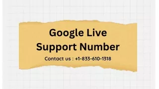 Google Live Support Number