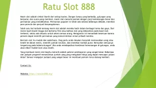 ratu slot 888