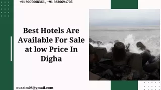 Best Hotels Are Available For Sale at low Price In Digha