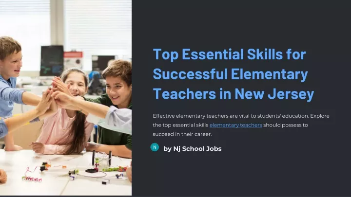 top essential skills for successful elementary
