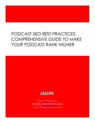 Podcast SEO Best Practices: Comprehensive Guide to Make Your Podcast Rank Higher