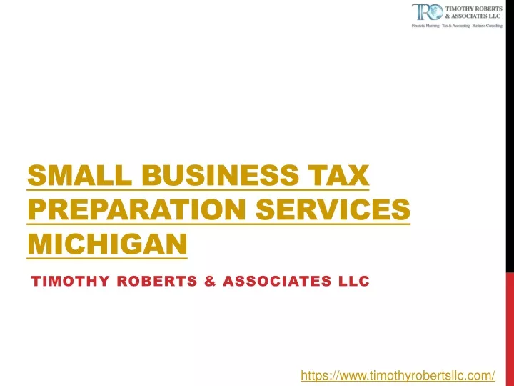small business tax preparation services michigan