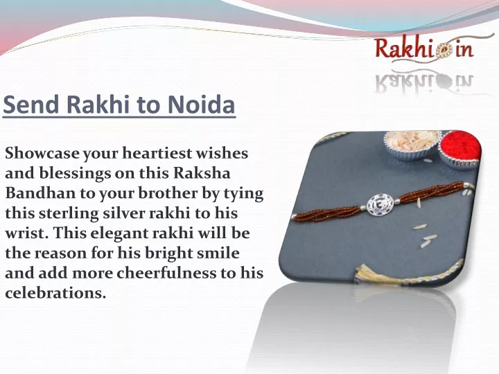 send rakhi to noida