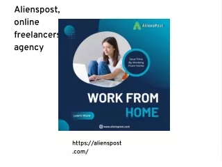 Alienspost, online freelancers agency