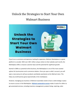 unlock the strategies to start your own