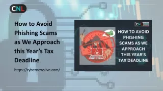 how to avoid phishing scams as we approach this