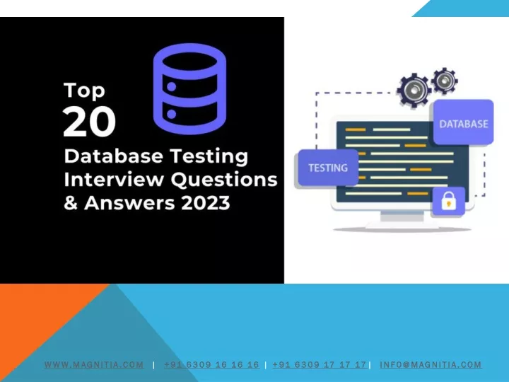 PPT - Top 20 Database Testing Interview Questions & Answers 2023 ...