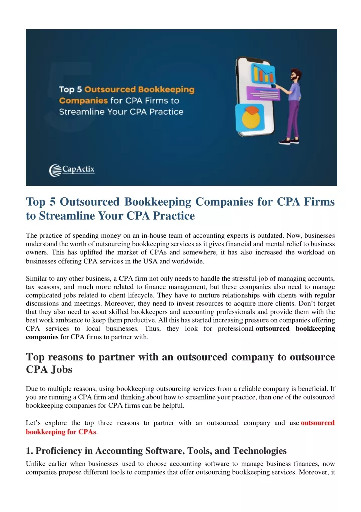 top 5 outsourced bookkeeping companies