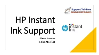 HP Instant Ink Support Phone Number 1-866-714-4111