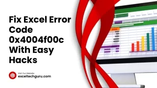 Excel Error Code 0x4004f00c