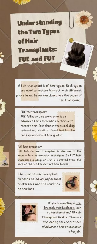 Understanding the Two Types of Hair Transplants FUE and FUT (1)