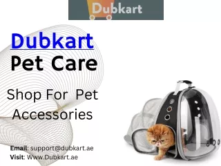 Pet Accessories | Pet Tower | Pet Clothing’s All Starting at 9 AED -Dubkart