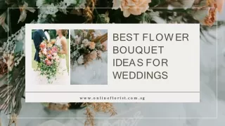 Best Flower Bouquet Ideas For Weddings