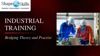 Industrial Training Bridging Theory and Practise