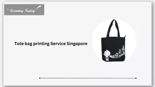 Tote bag printing Service Singapore