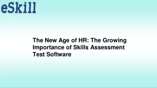 The New Age of HR The Growing Importance of Skills Assessment Test Software