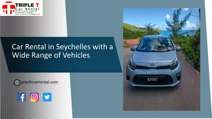 car rental in seychelles with a wide range