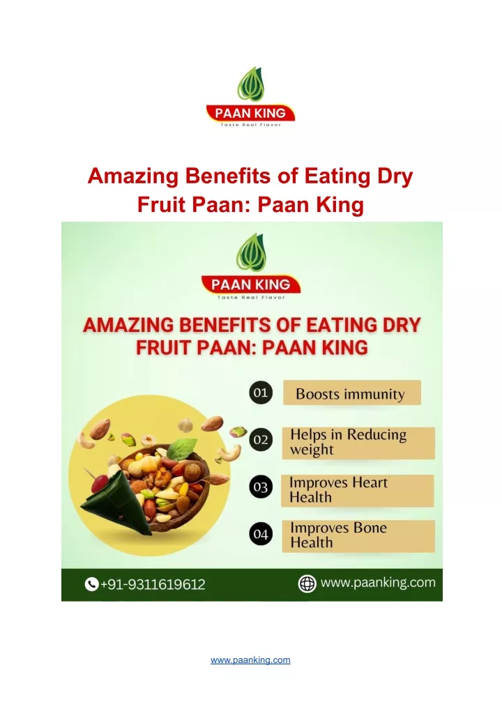 amazing benefits of eating dry fruit paan paan