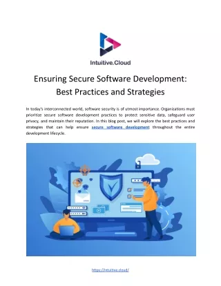 Secure software development