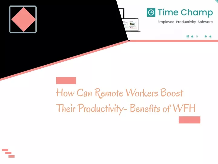 how can remote workers boost their productivity