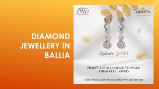 Diamond Jewellery in Ballia