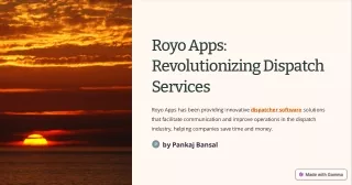 Royo-Apps-Revolutionizing-Dispatch-Services For Growth Business Management