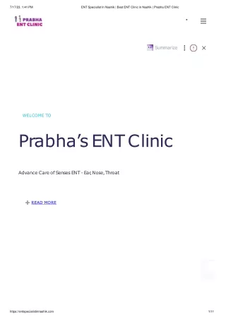 Best ENT Clinic in Nashik