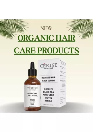 Organic anti hair grey serum
