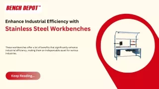 Enhance Industrial Efficiency with Stainless Steel Workbenches