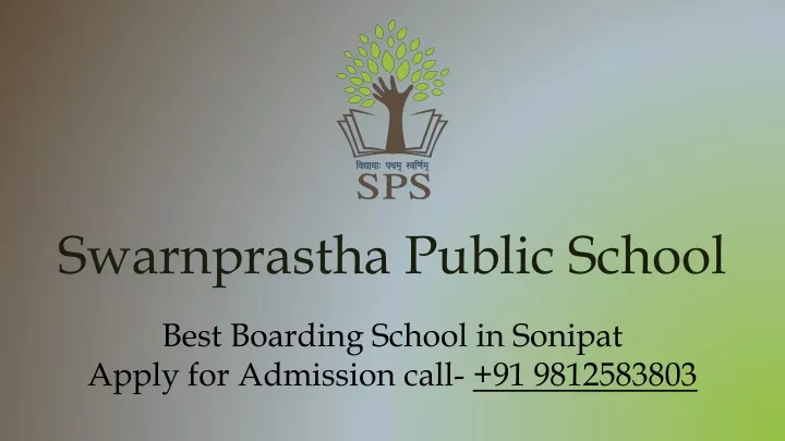 swarnprastha public school