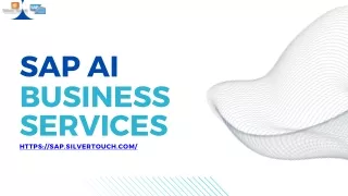 Empowering Business Growth with SAP AI Business Services