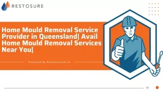 Home Mould Removal Service Provider in Queensland