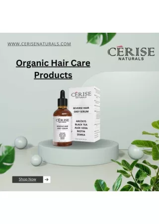 Organic anti hair grey serum