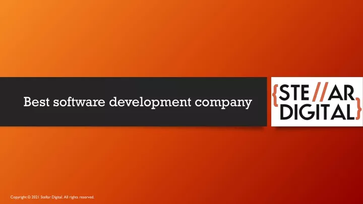 best software development company