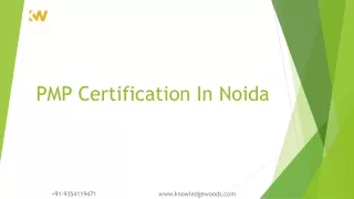 pmp certification in noida