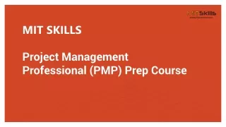 Project Management Professional (PMP) Prep Course