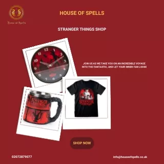 Stranger things Shop | House of Spells