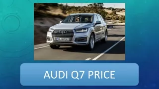 audi q7 price