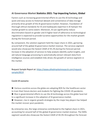 ai governance market statistics 2021