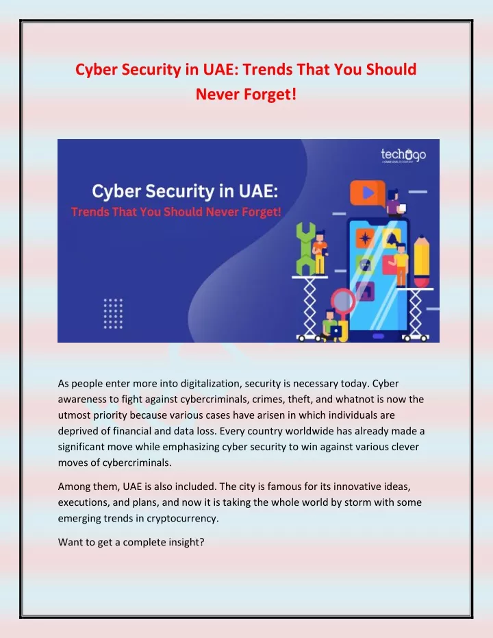 cyber security in uae trends that you should