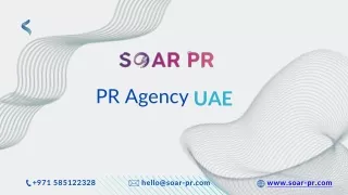 PR Agency UAE - Soar PR
