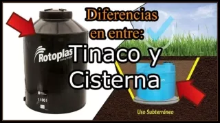 Megaservicio Ferretero Diferencias entre Tinaco y Cisterna