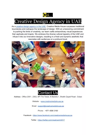 Creative Design Agency in UAE