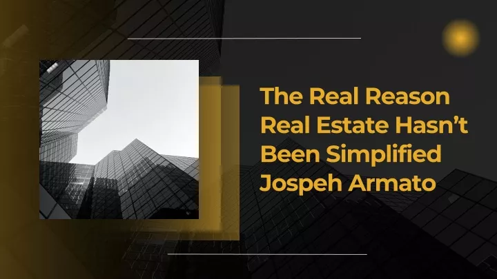 the real reason real estate hasn t been
