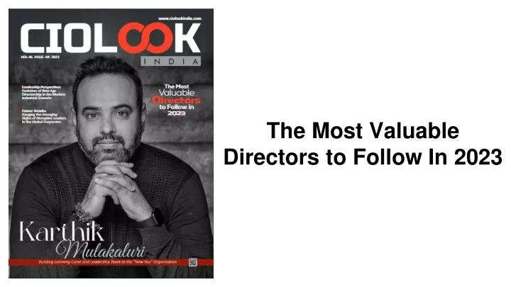 the most valuable directors to follow in 2023