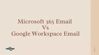 Microsoft 365 Email vs. Google Workspace Email - HenkTek
